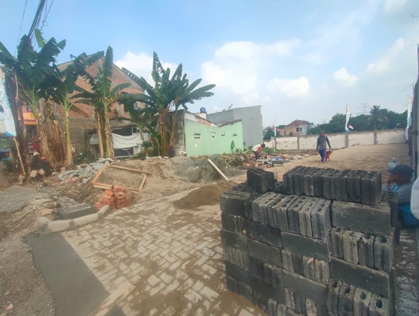 Progress Pembangunan Cluster Fortune Park Pancoran Mas Depok